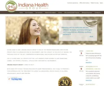 Indianahealthgroup.com(Indiana Health Group) Screenshot