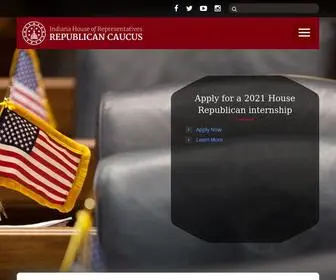 Indianahouserepublicans.com(The Indiana House Republican Caucus) Screenshot