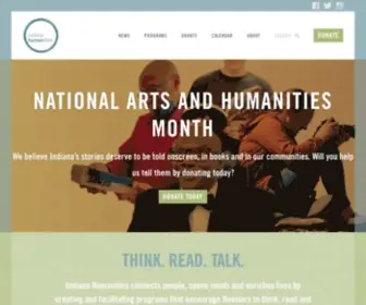 Indianahumanities.org(Indiana Humanities) Screenshot