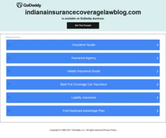 Indianainsurancecoveragelawblog.com(Indianainsurancecoveragelawblog) Screenshot