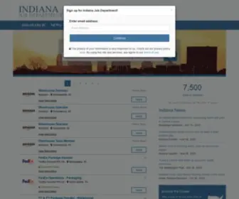 Indianajobdepartment.com(Indiana Job Department) Screenshot