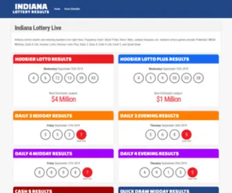 Indianalotterylive.com(Frequency Chart) Screenshot