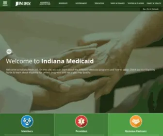 Indianamedicaid.com(Indiana Medicaid) Screenshot