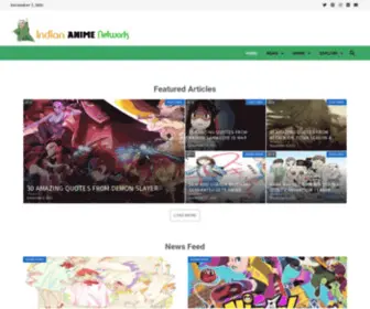 Indiananimenetwork.com(Indian Anime Network) Screenshot