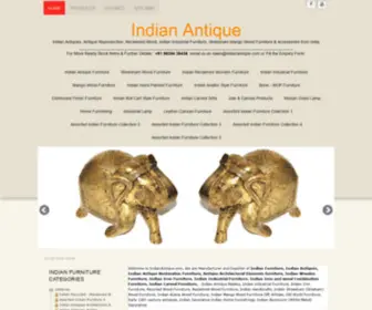 Indianantique.com(Indian Furniture) Screenshot