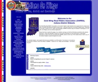 Indianaonwings.org(GWRRA, Indiana District) Screenshot