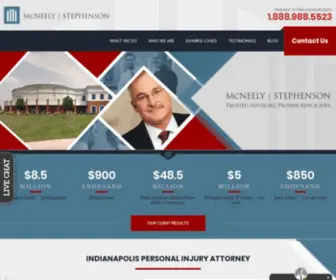 Indianapilaw.com(Indianapolis Personal Injury Lawyer) Screenshot