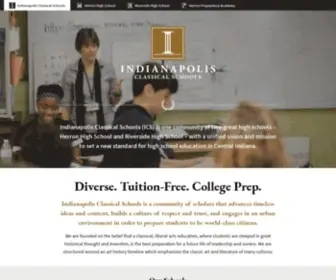 Indianapolisclassicalschools.org(Indianapolis Classical Schools) Screenshot