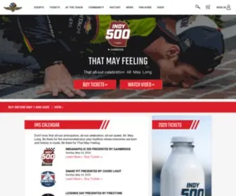 Indianapolismotorspeedway.com(Indianapolis Motor Speedway) Screenshot