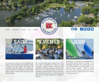 Indianapolissailing.org(Indianapolis Sailing Club) Screenshot