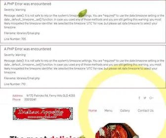 Indianappetite.com(Indian Appetite Restaurant) Screenshot
