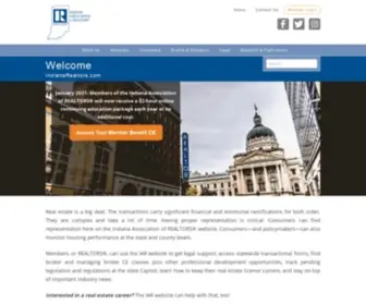 Indianarealtors.com(Indiana Association of Realtors) Screenshot
