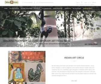 Indianartcircle.com(Indian Art Circle) Screenshot