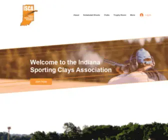 Indianasportingclays.com(ISCA) Screenshot