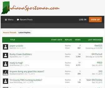 Indianasportsman.com(Indiana Sportsman) Screenshot