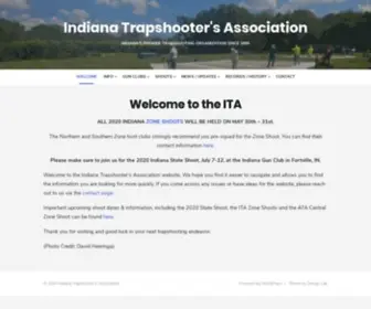 Indianatrap.com(Indiana Trapshooter's Association) Screenshot