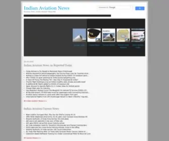 Indianaviationnews.net(Indian Aviation News Net) Screenshot