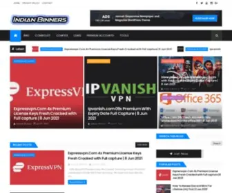 Indianbinners.com(Indian Binners) Screenshot