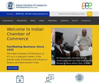 Indianchamber.org(Indian Chamber of Commerce (ICC)) Screenshot