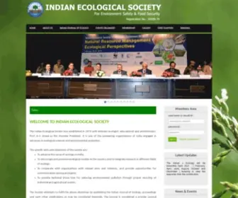 Indianecologicalsociety.com(Indian Ecological Society) Screenshot