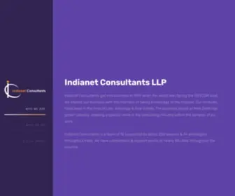 Indianetconsultants.com(Indianet Consultants LLP) Screenshot