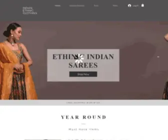 Indianethinicclothing.com(Indian Ethinic Clothing) Screenshot