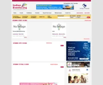 Indianevents.org(Events in India 2015) Screenshot