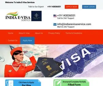 Indianevisaservice.com(Apply India E tourist Visa Online) Screenshot