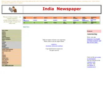 Indianewspaper.com(India newspaper) Screenshot