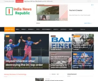 Indianewsrepublic.com(India News) Screenshot