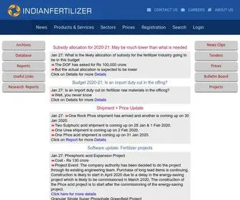 Indianfertilizer.com(Indian Fertilizer News) Screenshot