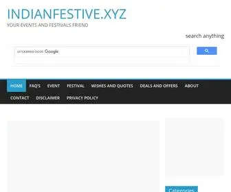 Indianfestive.xyz(YOUR EVENTS AND FESTIVALS FRIEND) Screenshot