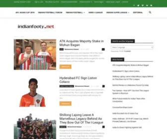 Indianfootballnetwork.com(Indian Football Blog) Screenshot