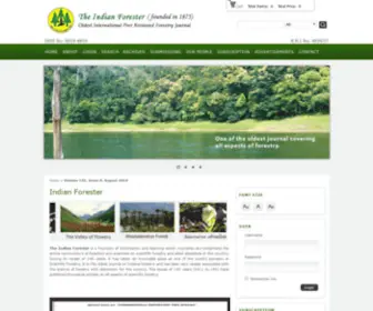Indianforester.co.in(Indian Forester) Screenshot