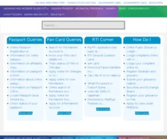 Indiangovernmentwebsite.com(Indian Government Websites Information) Screenshot