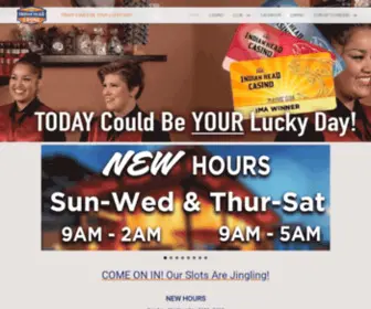 Indianheadcasino.com(Today Could be YOUR Lucky Day) Screenshot