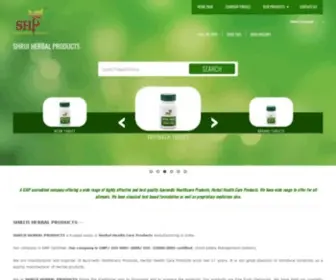 Indianherbalproducts.net(SHRIJI HERBAL PRODUCTS) Screenshot