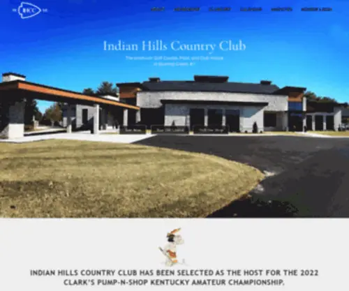 Indianhills-BGKY.com(Indian Hills Country Club) Screenshot