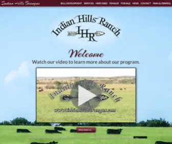 Indianhillsbrangus.com(Español) Screenshot