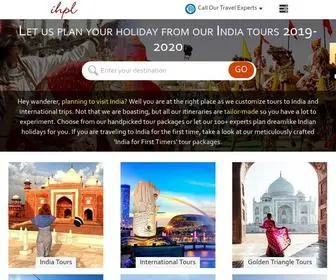 Indianholiday.com(Plan Your Holidays in India) Screenshot