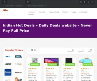 Indianhotdeals.com(Indian Hot Deals) Screenshot