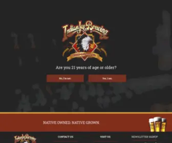 Indianjoebrewing.com(Indian Joe Brewing) Screenshot