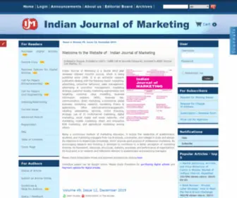 Indianjournalofmarketing.com(Indian Journal of Marketing) Screenshot