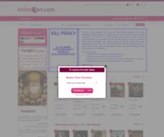 Indiankart.com(Bollywood's Best is Only a Click Away) Screenshot