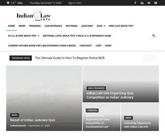 Indianlawinfo.in(Legal News) Screenshot