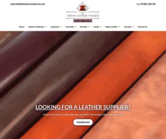 Indianleathertannery.com(Indian Leather Tannery) Screenshot