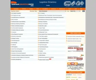 Indianlogisticsinfo.com(Indian logistics industry directory) Screenshot