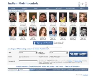 Indianmatrimonials.com(Indianmatrimonials) Screenshot