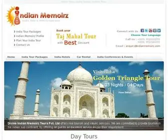 Indianmemoirz.com(India Tour) Screenshot