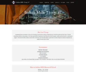 Indianmillstroop47.com(Indian Mills Troop 47) Screenshot